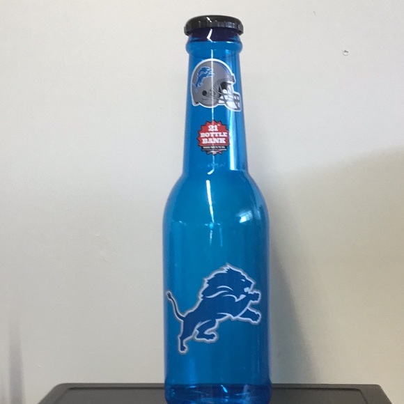 Detroit Lions Other - New Detroit Lions Bottle Bank